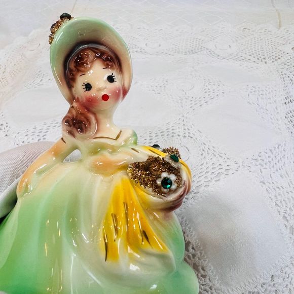 Vintage Josef Originals BON BON Series TAFFY Girl Figurine, Vintage Figurines - Picture 2 of 10